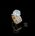 6.97Ct RING solitaire diamonds 18K