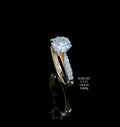 2.64Ct RING solitaire diamonds 18K