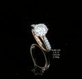 2.37Ct RING solitaire diamonds 18K