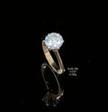 2.37Ct RING solitaire diamonds 18K