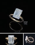 6Ct RING Solitaire Diamond 18K