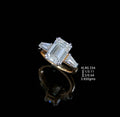 6Ct RING Solitaire Diamond 18K