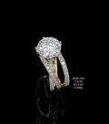3.66Ct RING solitaire diamonds 18K