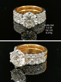 4.42Ct RING solitaire diamonds 18K