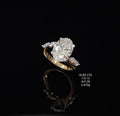 3.4CT RING Solitaire Diamond 18k