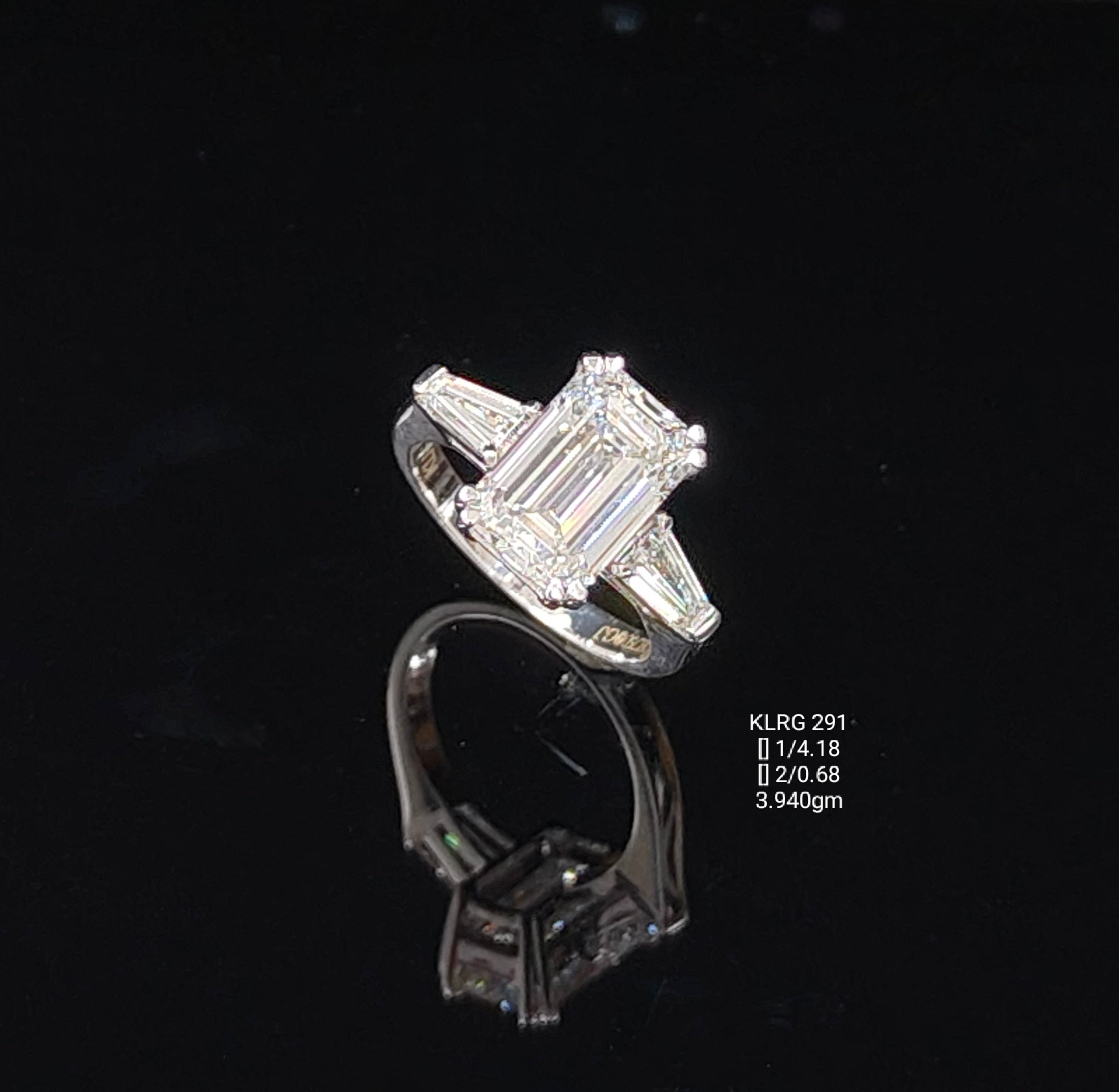 3.15Ct RING solitaire diamonds 18K