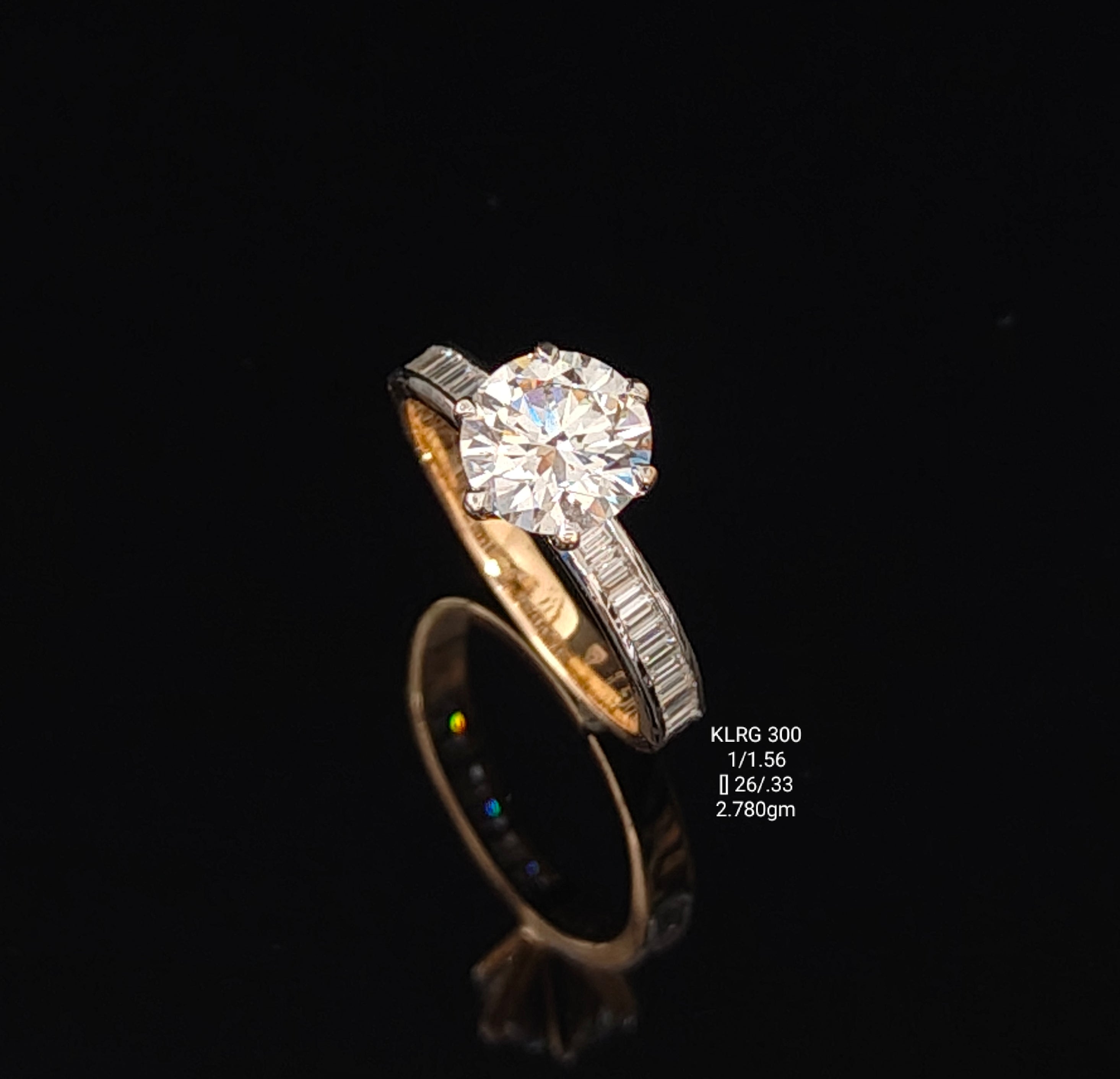 1..89CT RING Solitaire diamonds 18k