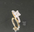 2.55Ct RING Small round diamonds 18K