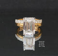 5.56Ct RING Small round diamonds 18K