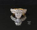 5.2Ct RING Small round diamonds 18K