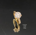 3.23Ct RING solitaire diamonds 18K