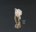 6.73Ct RING solitaire diamonds 18K