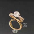1.72Ct RING solitaire diamonds 18K