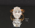 3.72Ct RING Solitaire Diamond 18K