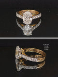 2.49Ct RING Small round diamonds 18K