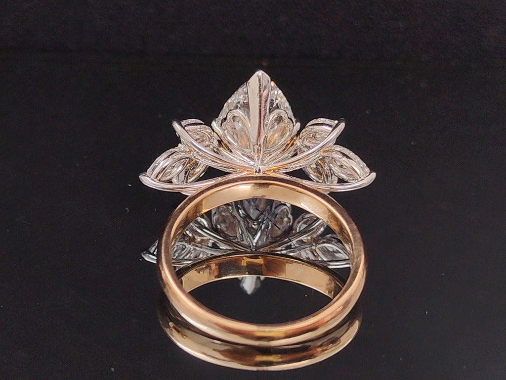 4.55Ct RING Solitaire Diamond 18K
