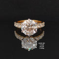 5.9Ct RING solitaire diamonds 18K
