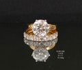 3.05Ct RING solitaire diamonds 18K