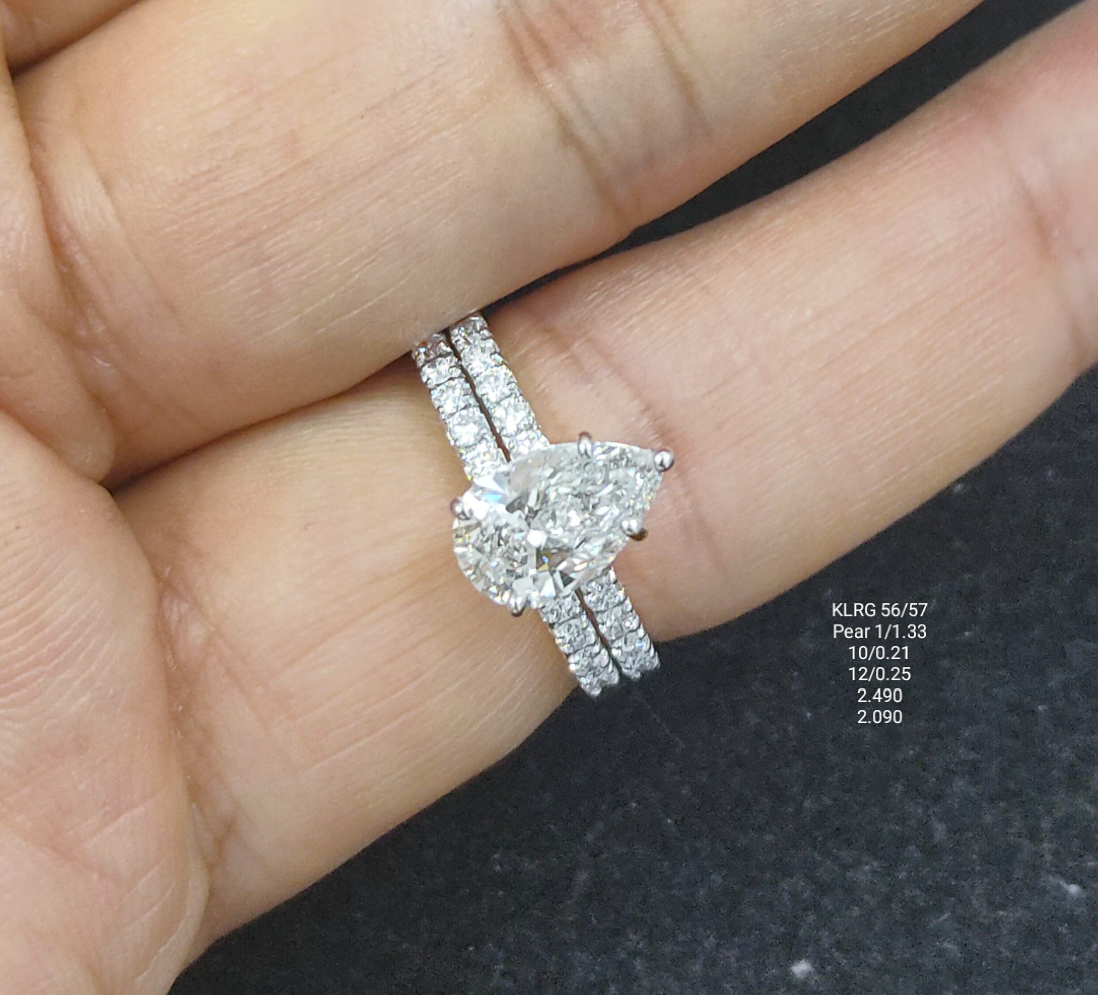 1.54Ct RING Solitaire Diamond 18K