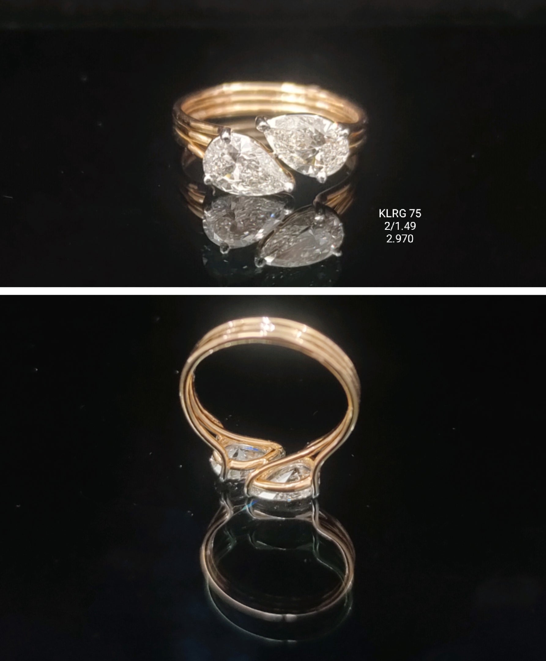 1.49Ct RING Solitaire Diamond 18K