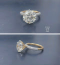 5.40Ct RING Solitaire Diamond 18K