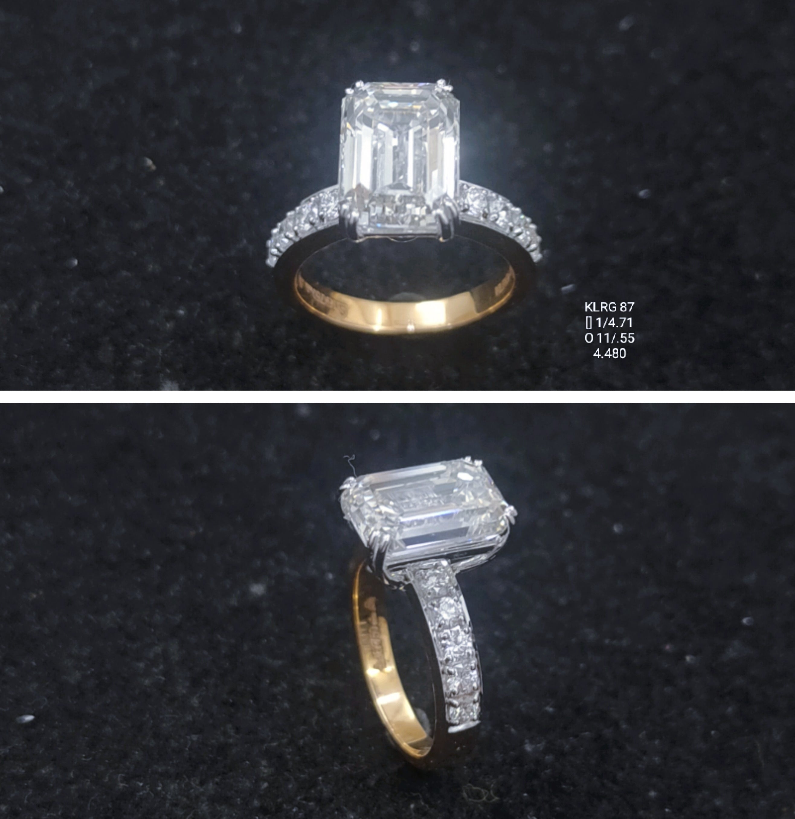 5.26Ct RING Solitaire Diamond 18K