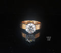 2.78Ct RING solitaire diamonds 18K