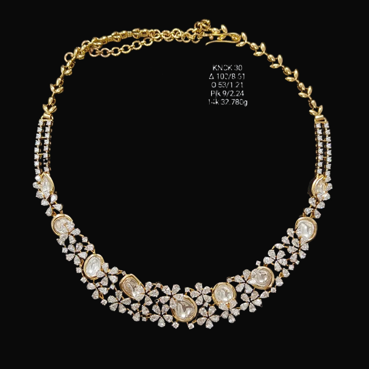 12.06Ct of Necklace  With Purity of 14K