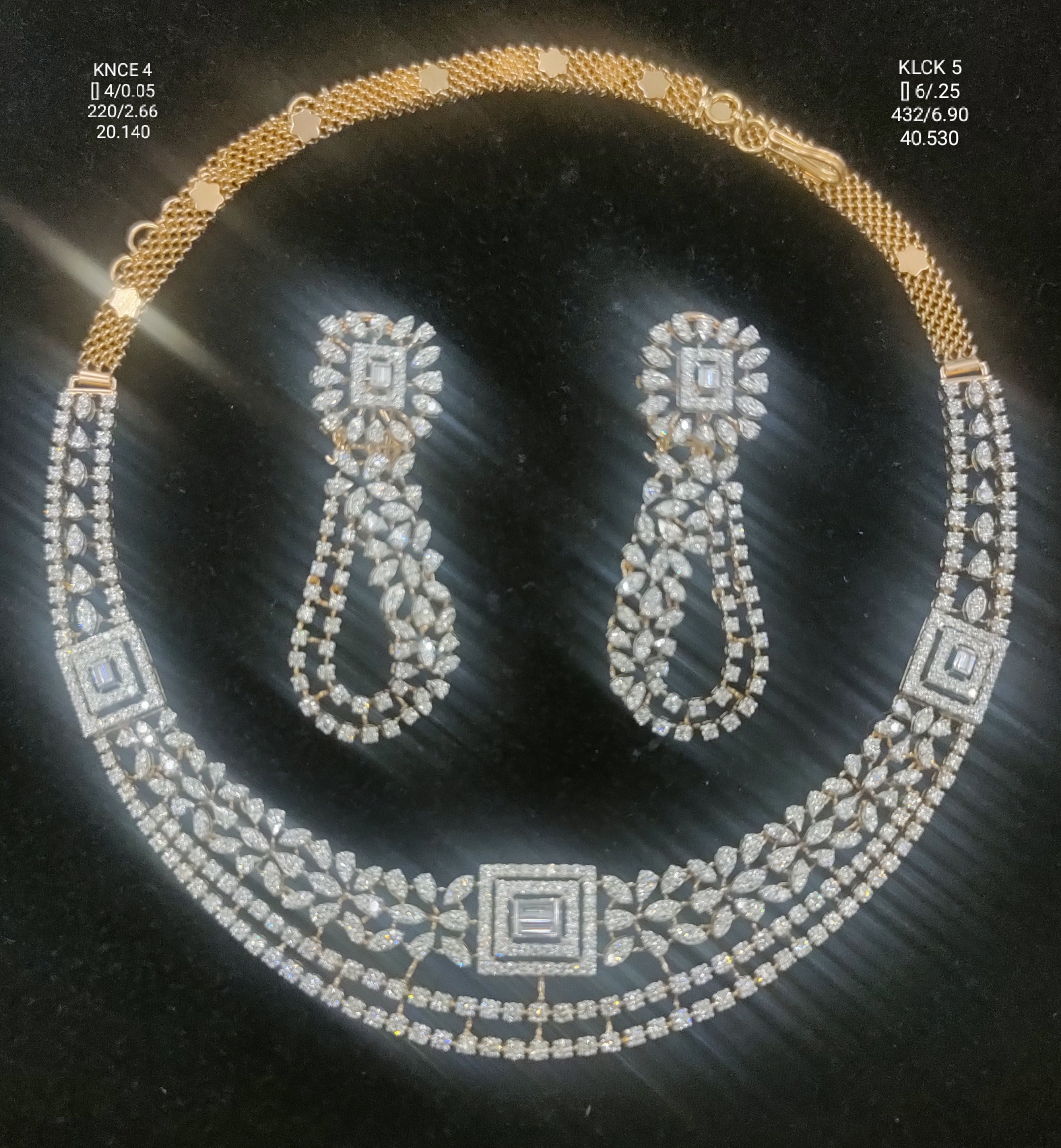 7.15Ct Of Necklace With Purity Of 14K
