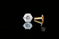 0.84Ct NOSEPIN solitaire diamonds 18K