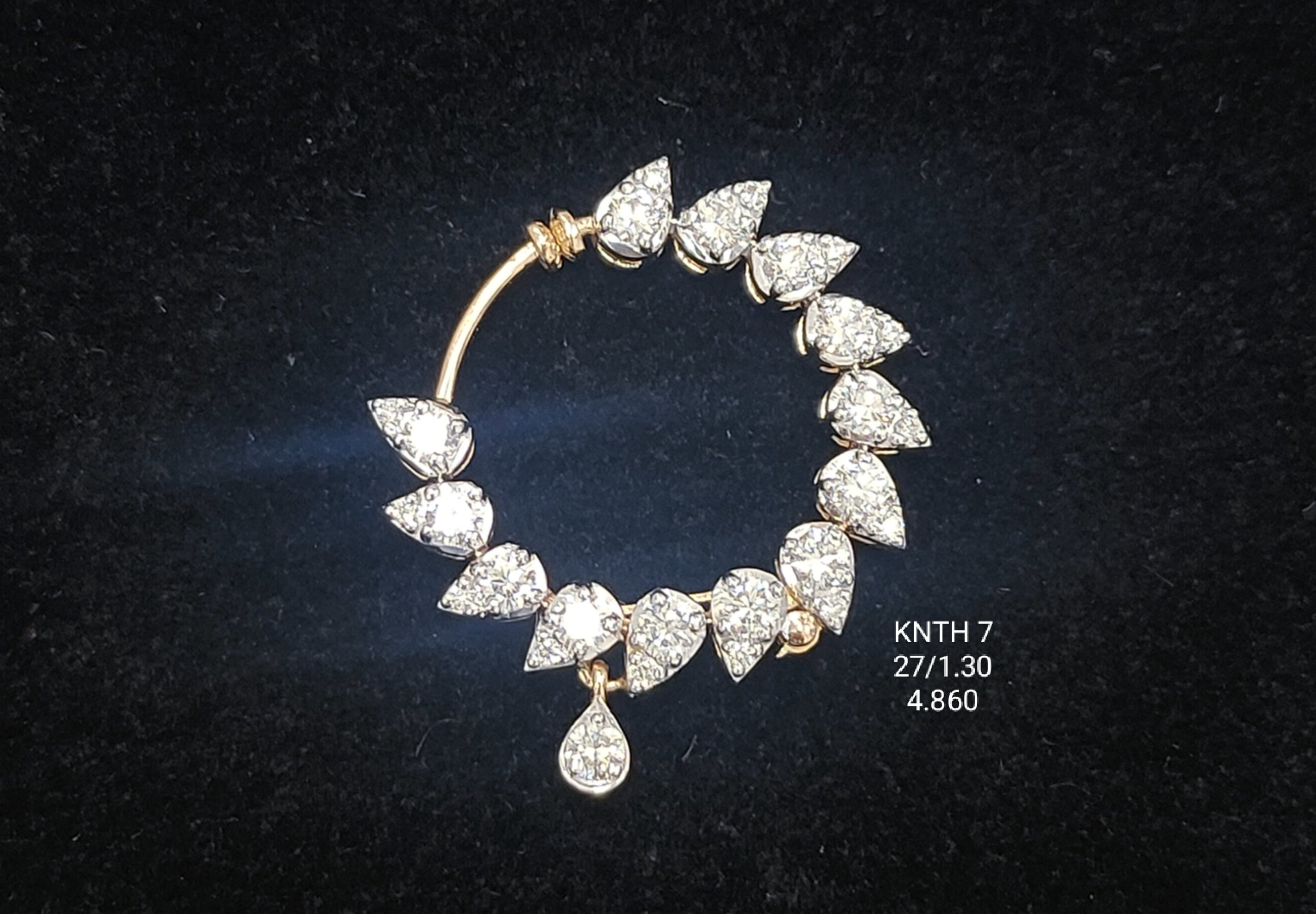 1.3Ct NATH Small round diamonds 18K