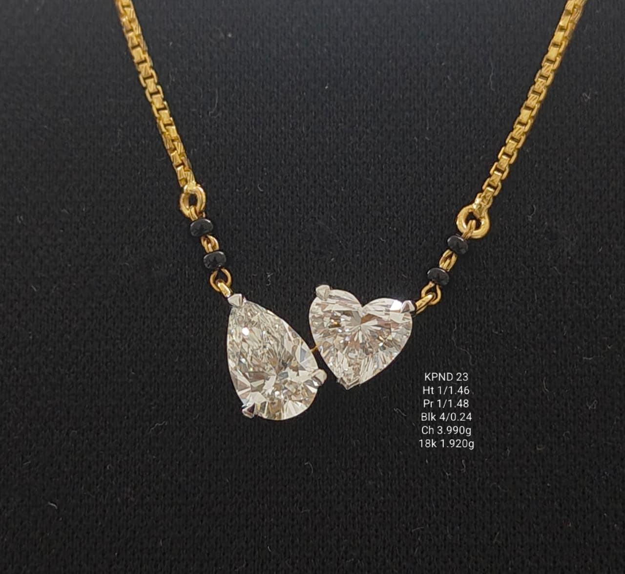 2.94 ct of Pendent with the Purity of 18k