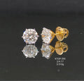 4.17Ct TOPS solitaire diamonds 18K