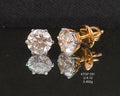 4.10Ct TOPS solitaire diamonds 18K