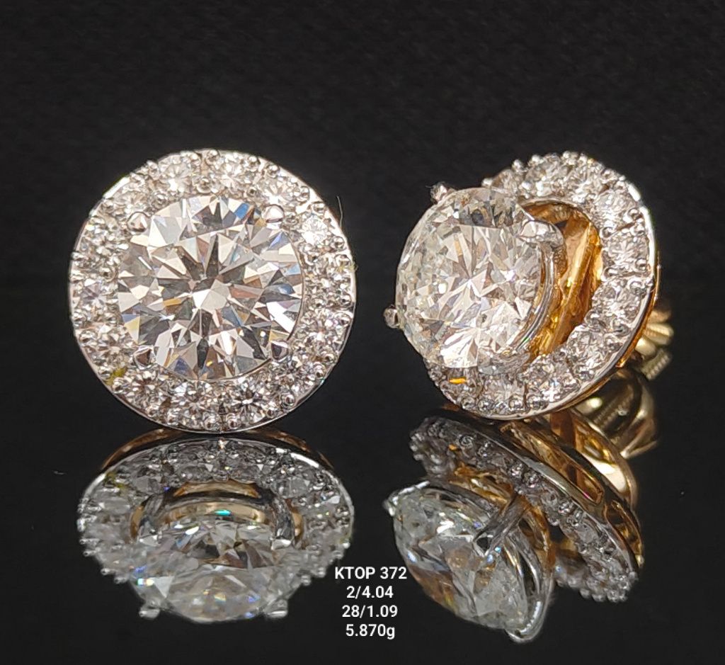 5.13 Ct of TOPS of Solitaire Round Shaped Diamond 18K