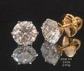 4.04 Ct of TOPS of Solitaire Round Shaped Diamond  18K