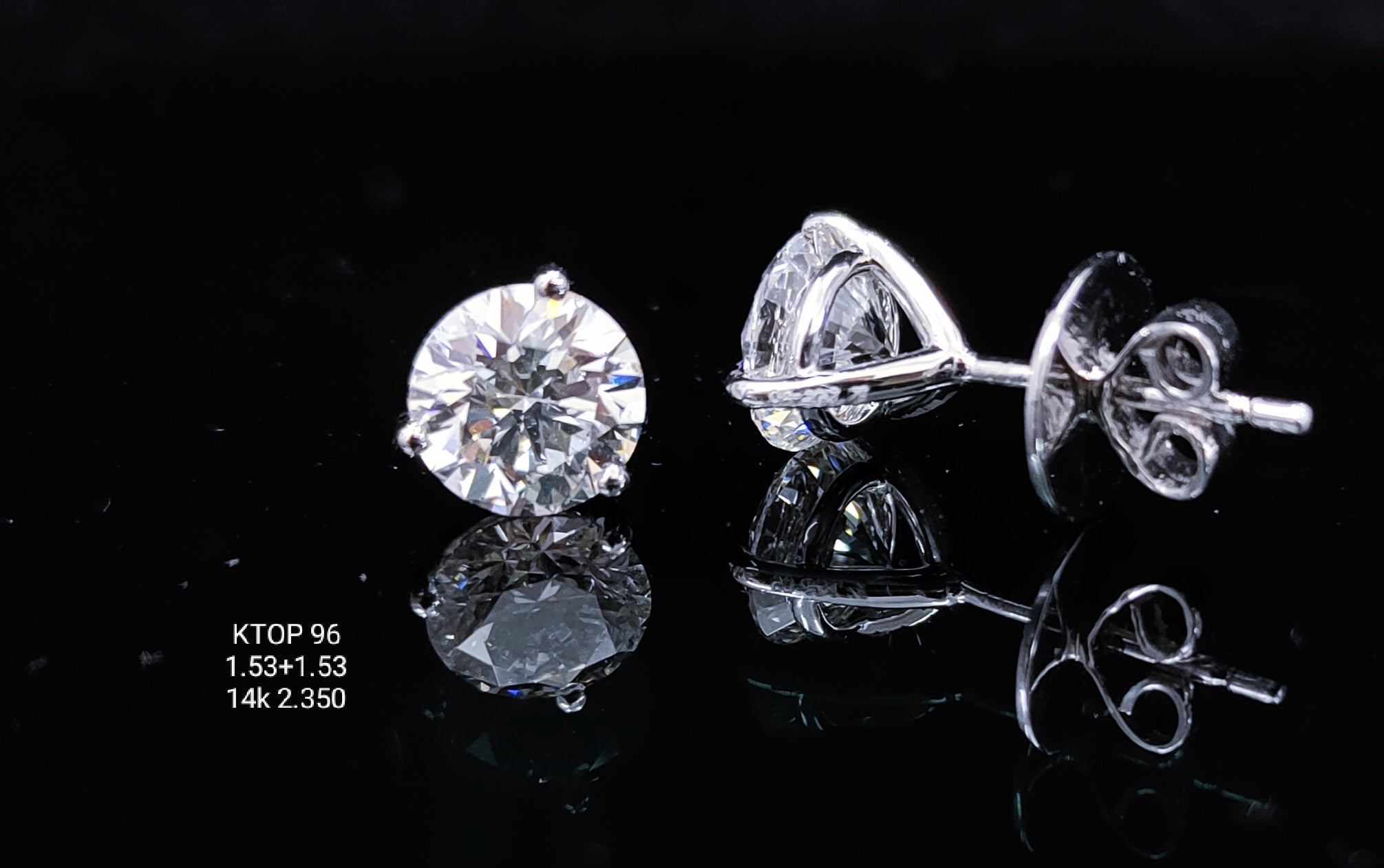 3.06Ct TOPS Small round diamonds 18K