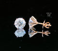 7.05Ct TOPS solitaire diamonds 18K