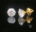6.42Ct TOPS solitaire diamonds 18K
