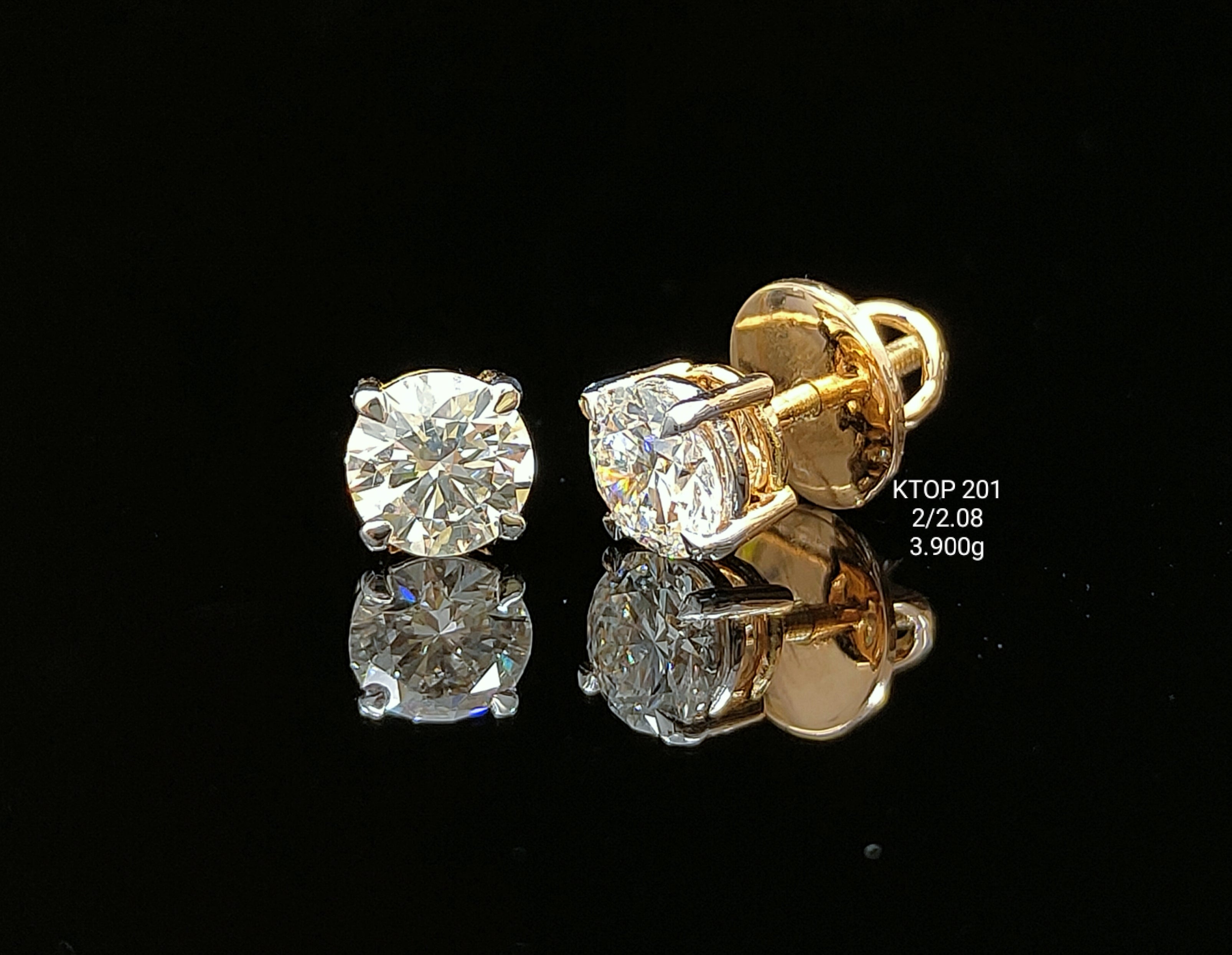 2.08Ct TOPS MIX shape  diamonds 18K