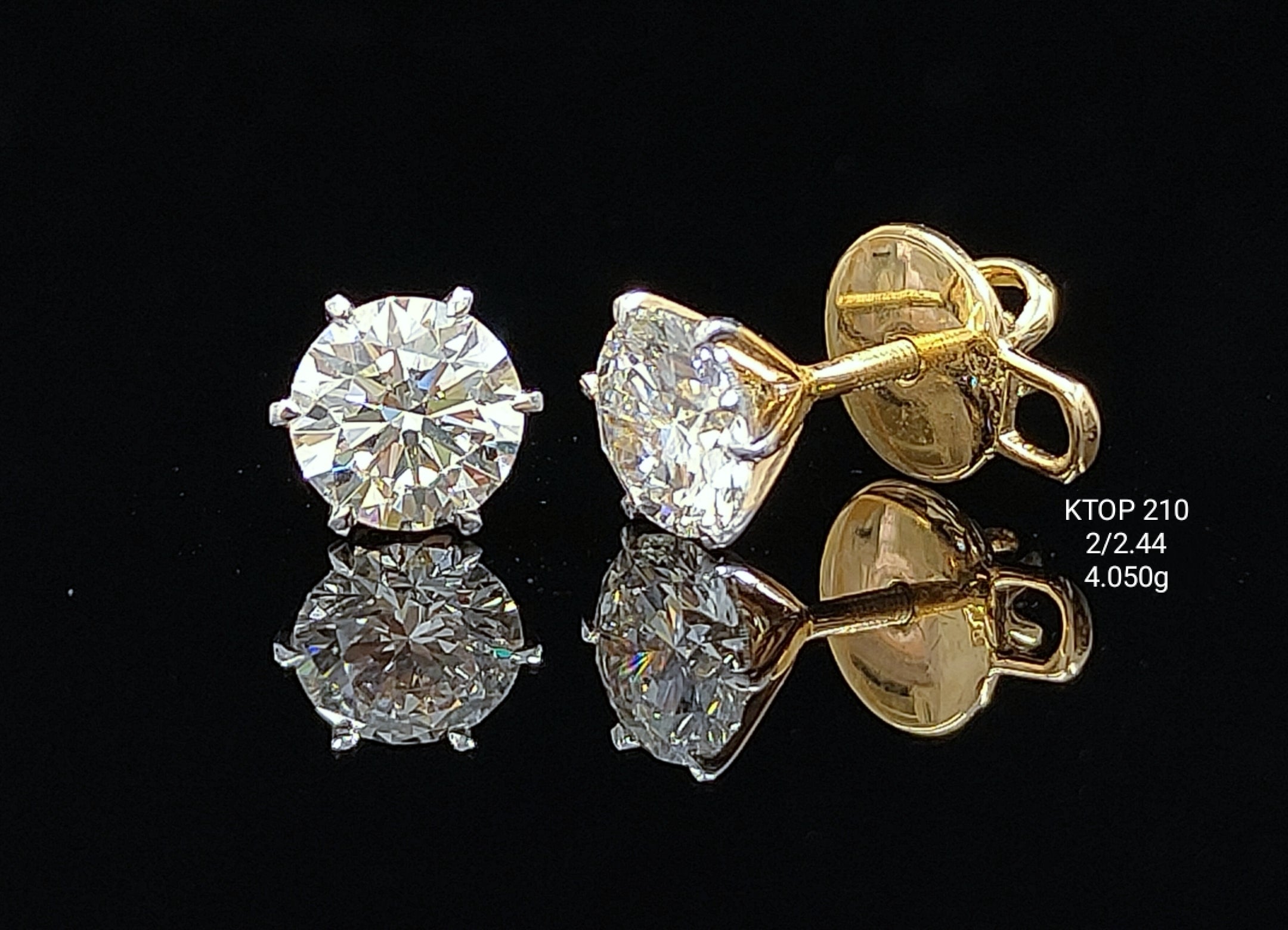 2.44Ct TOPS Solitaire Diamond 18K