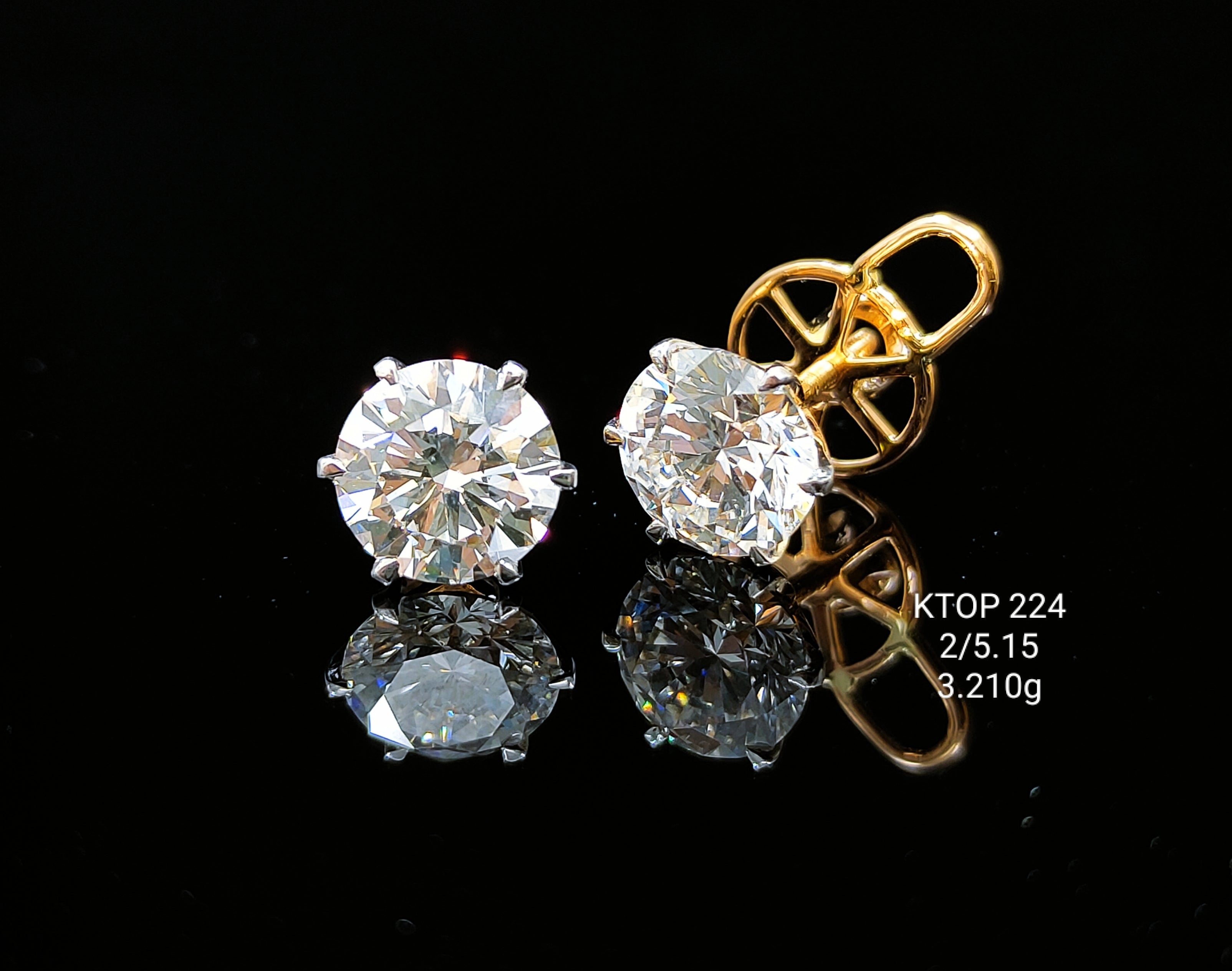 5.15Ct TOPS Small round diamonds 18K