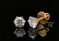 2.07Ct TOPS solitaire diamonds 18K