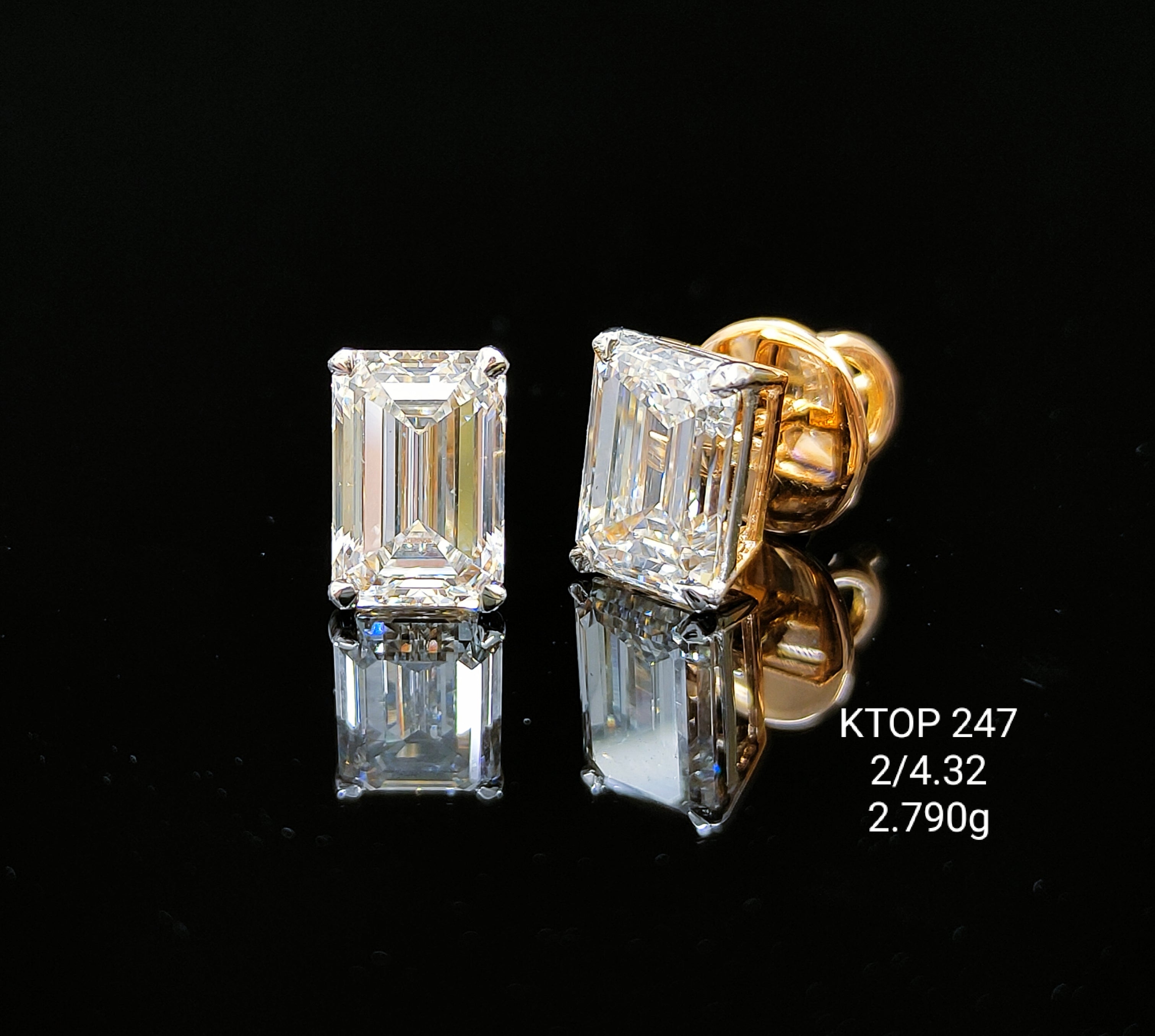 4.32Ct TOPS Solitaire Diamond 18K