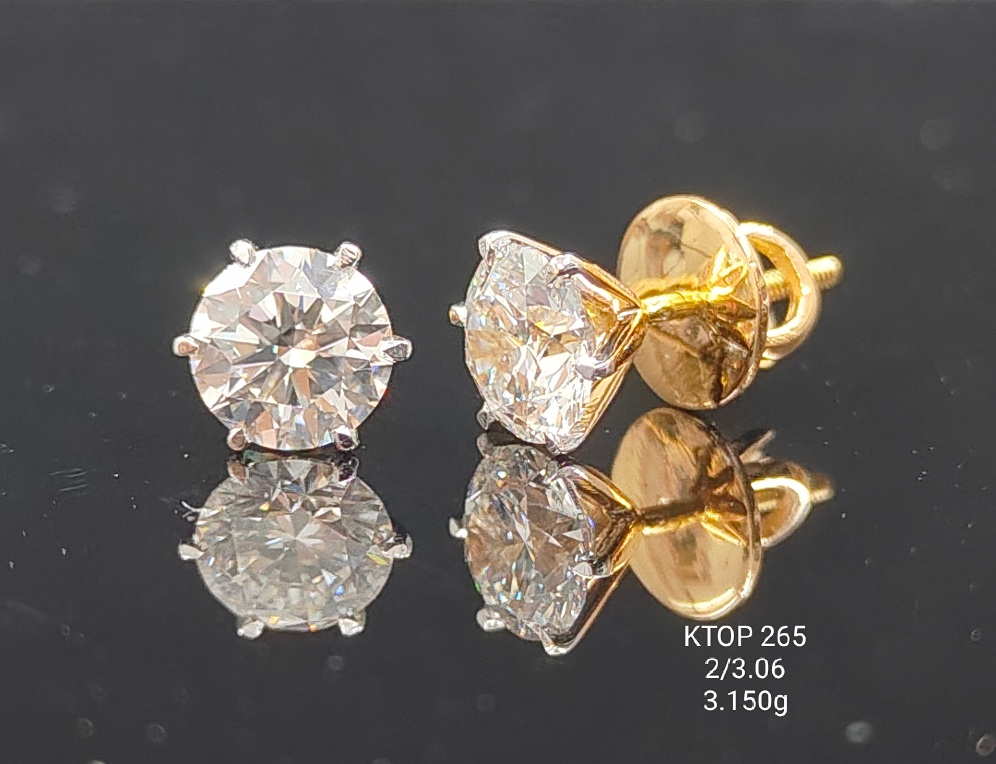 3.06Ct TOPS MIX shape  diamonds 18K