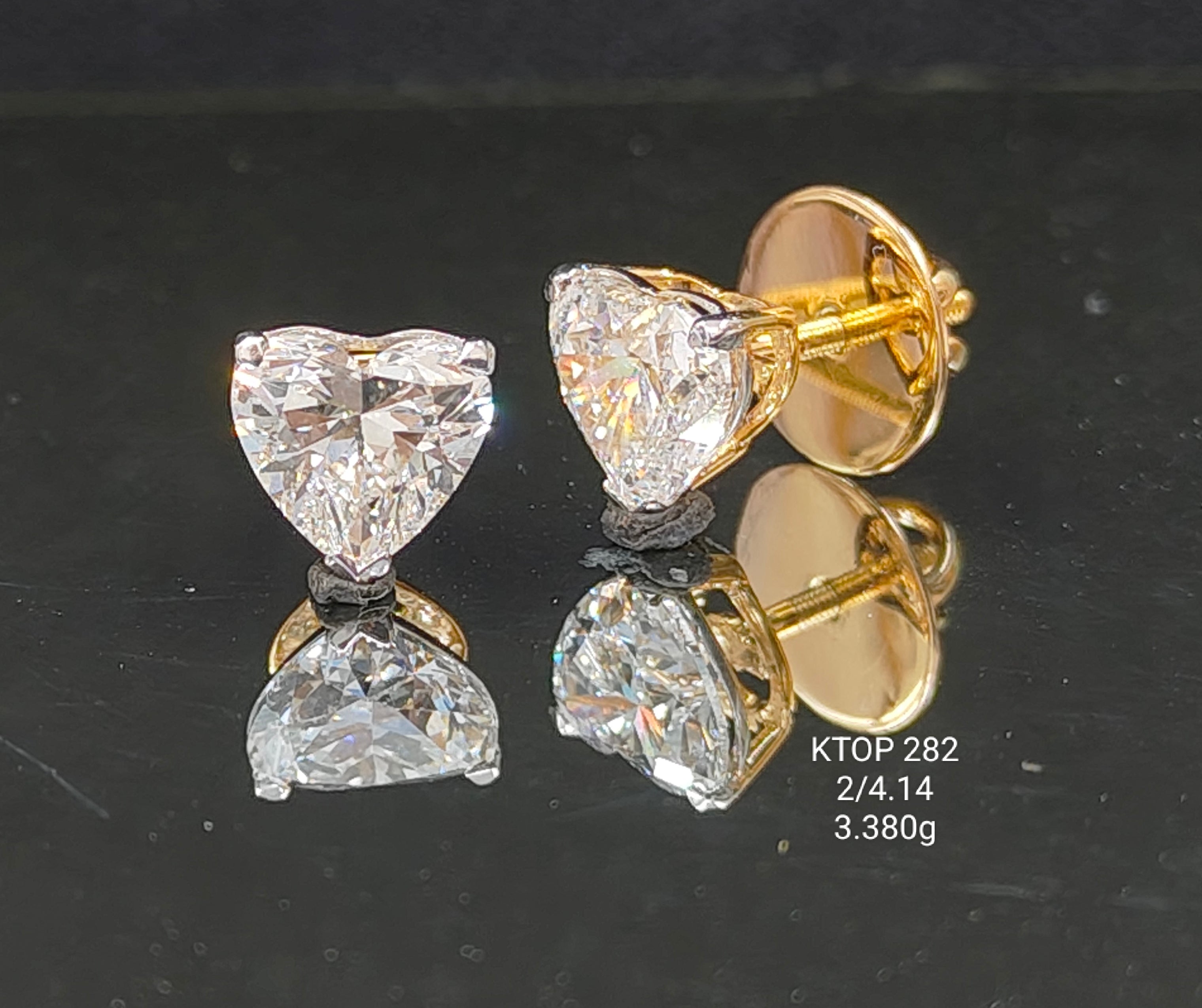 4.14Ct TOPS Solitaire Diamond 18K