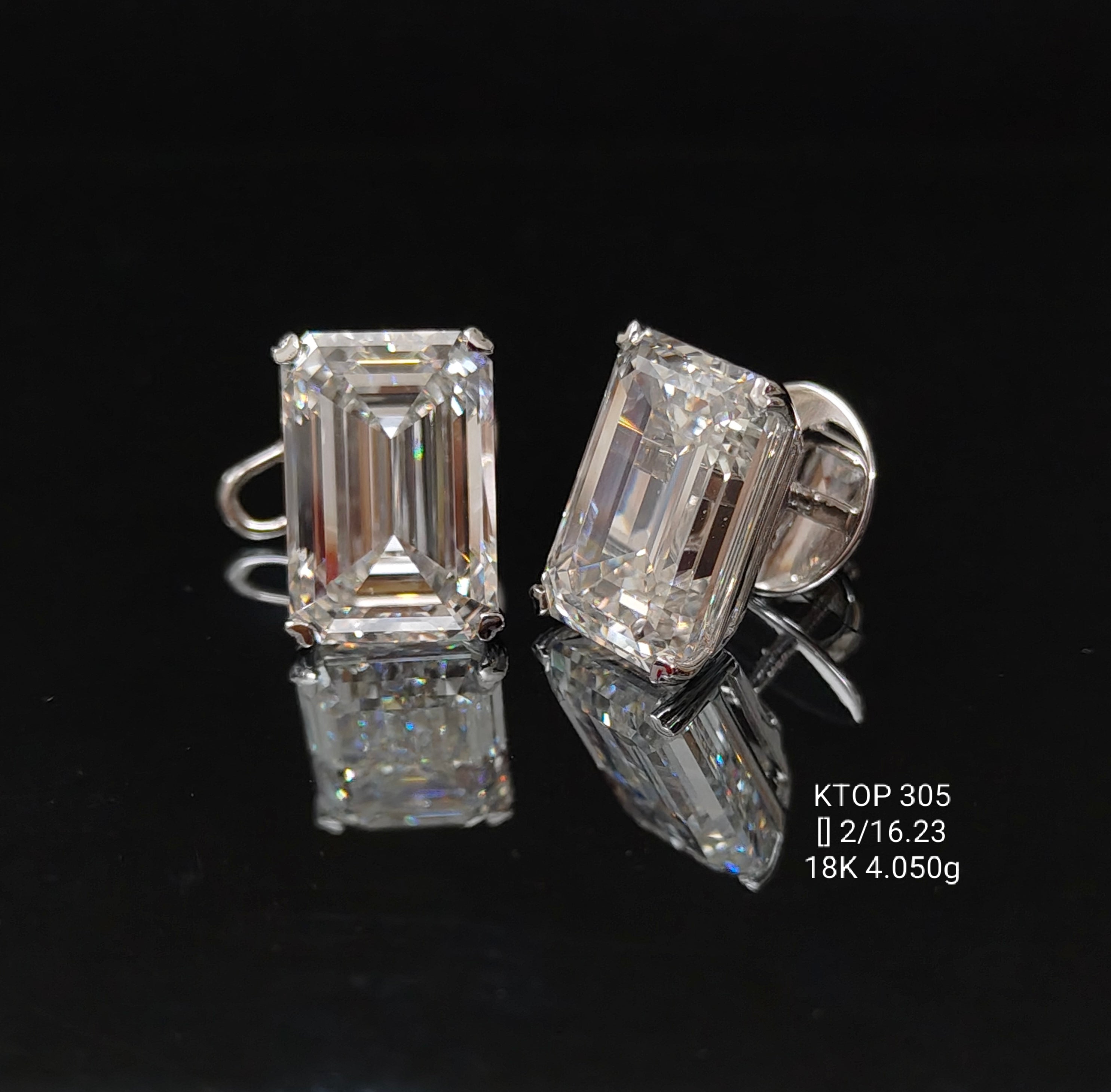 16.23Ct TOPS solitaire diamonds 18K