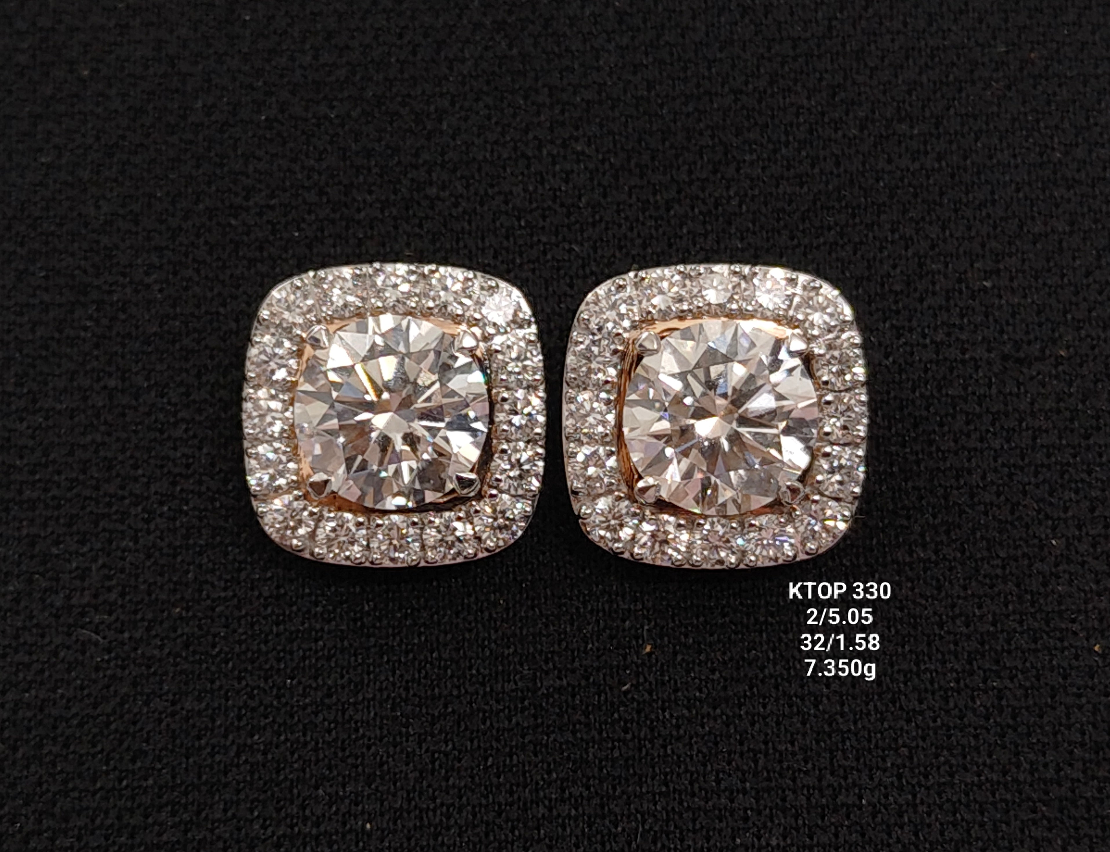 6.63Ct TOPS Small round diamonds 18K