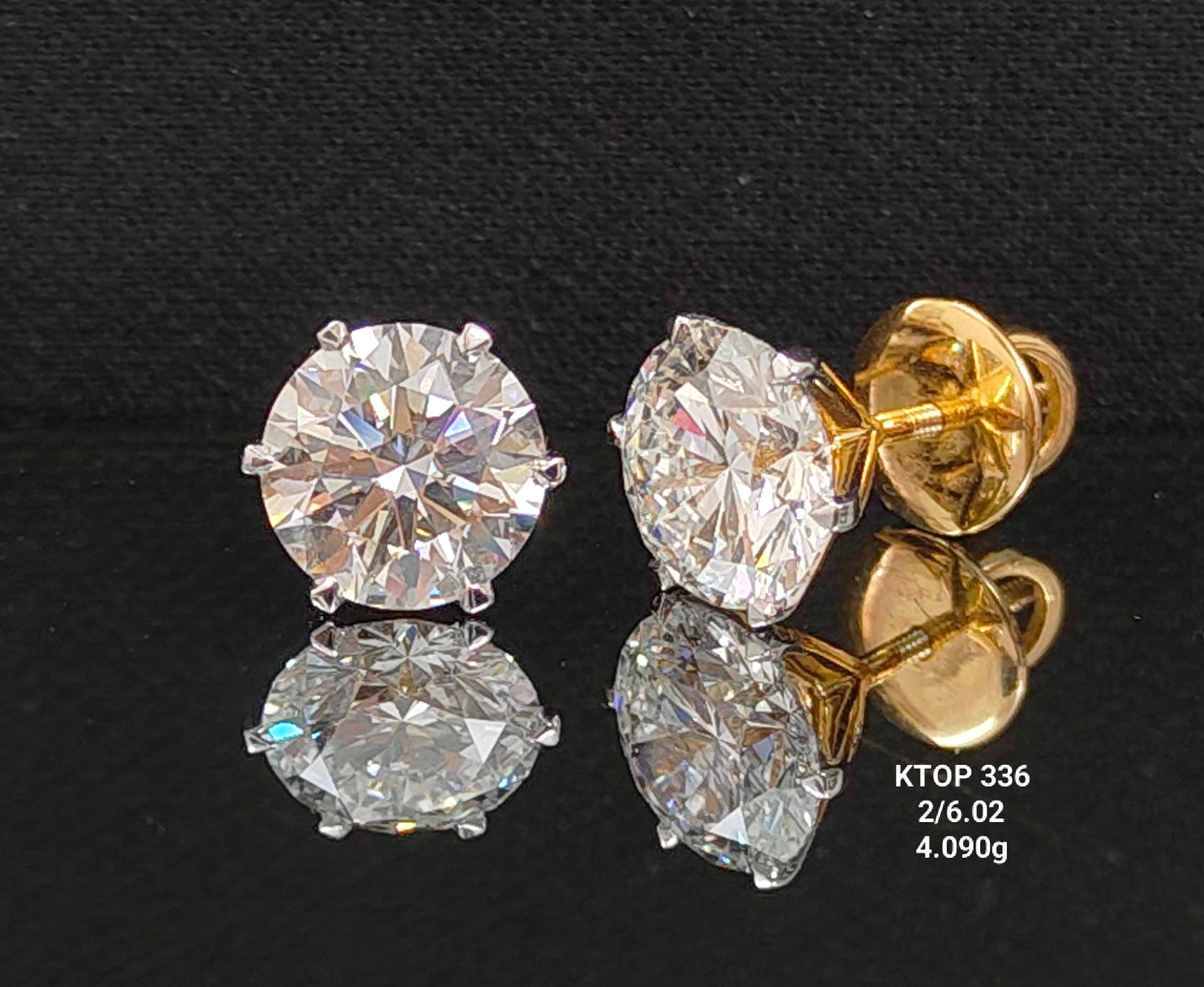 6.02Ct TOPS Solitaire Diamond 18K