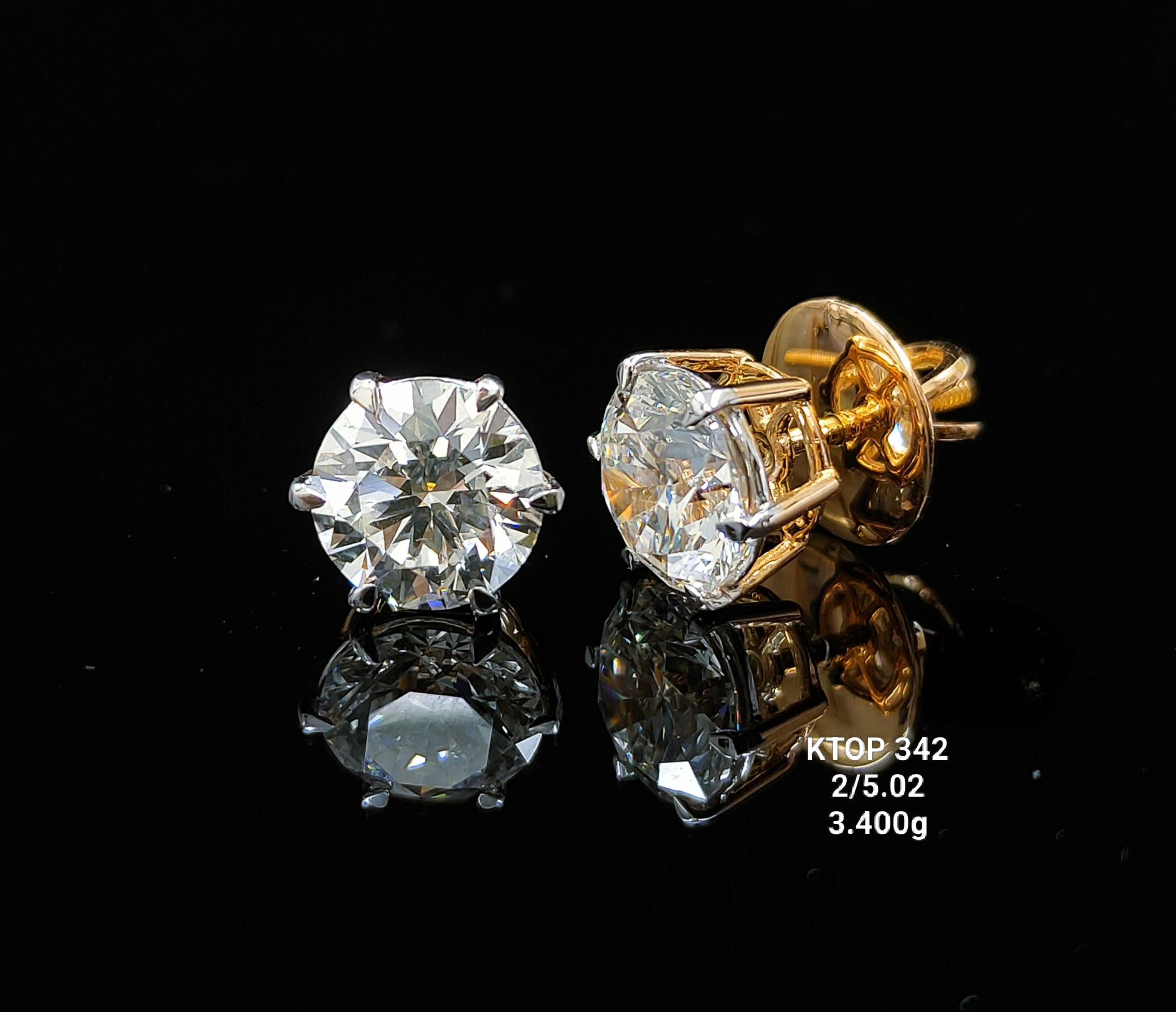 5.02Ct TOPS Solitaire Diamond 18K